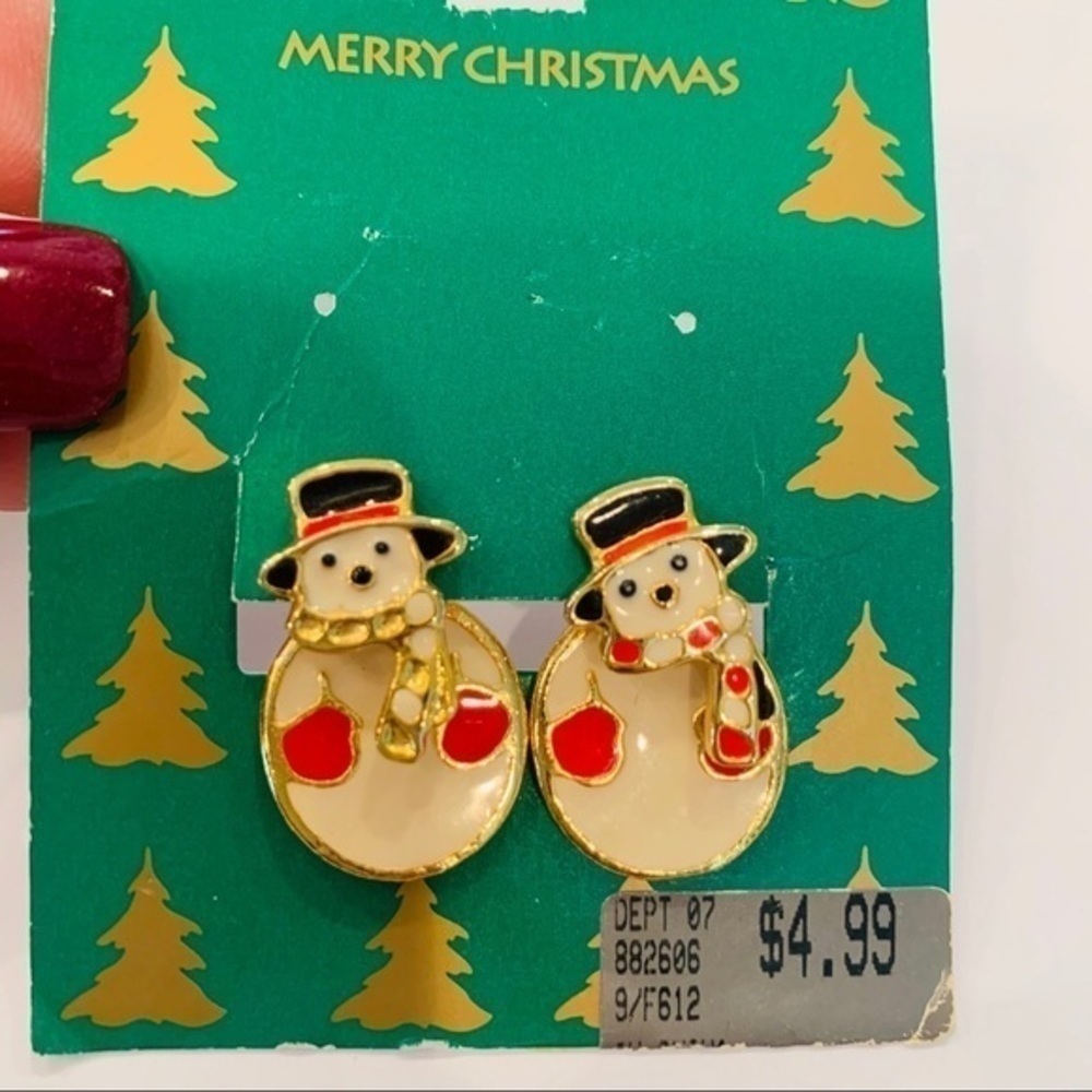 💐5/25 Christmas articulating two piece snowman